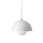 Scandinavian Color Dome Chandelier | Dimmable Metal Pendant Light image 14