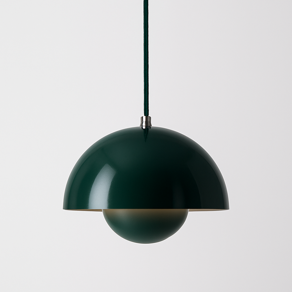 Scandinavian Color Dome Chandelier | Dimmable Metal Pendant Light image 15