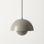 Scandinavian Color Dome Chandelier | Dimmable Metal Pendant Light image 17