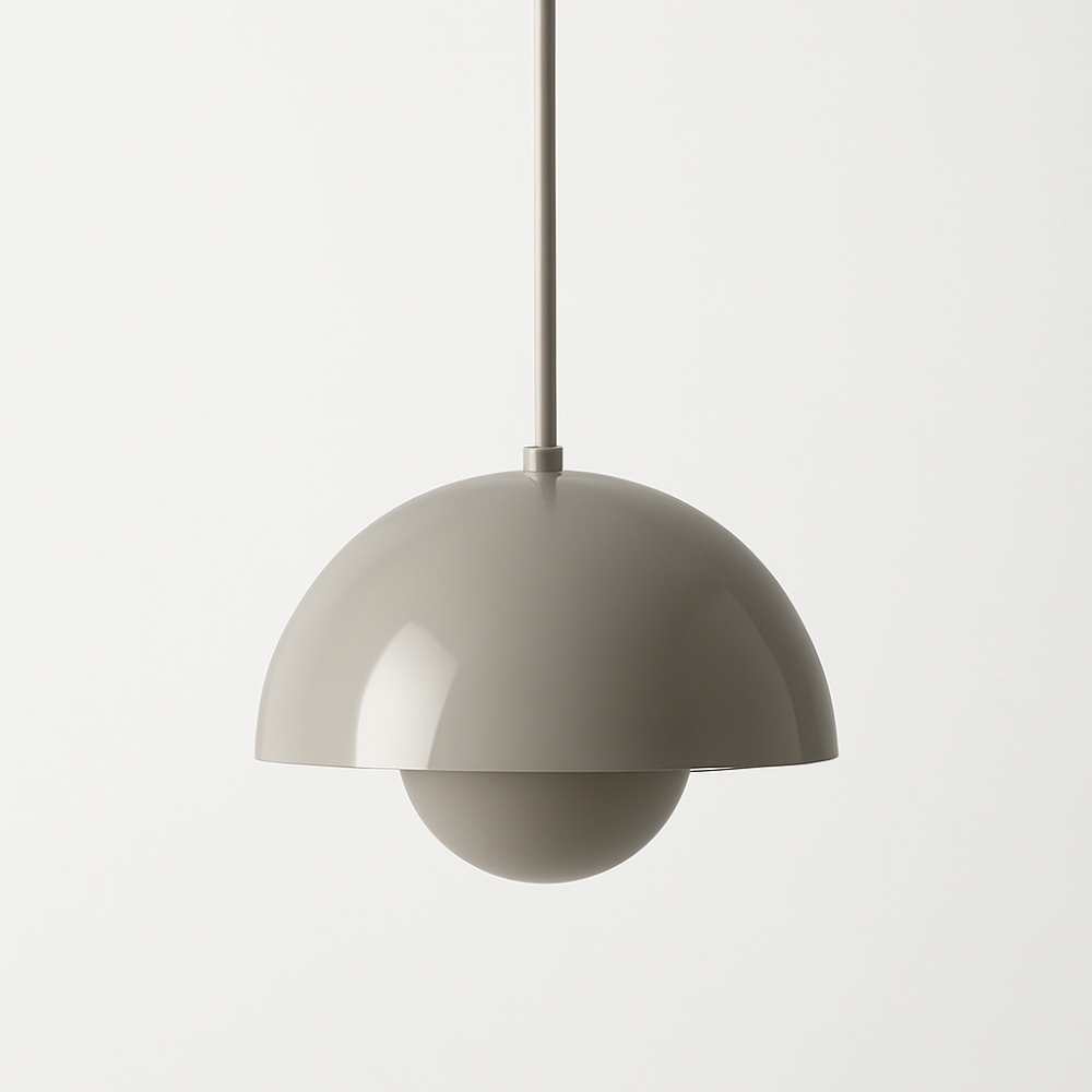 Scandinavian Color Dome Chandelier | Dimmable Metal Pendant Light image 17