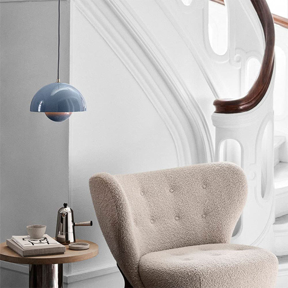 Scandinavian Color Dome Chandelier | Dimmable Metal Pendant Light image 9