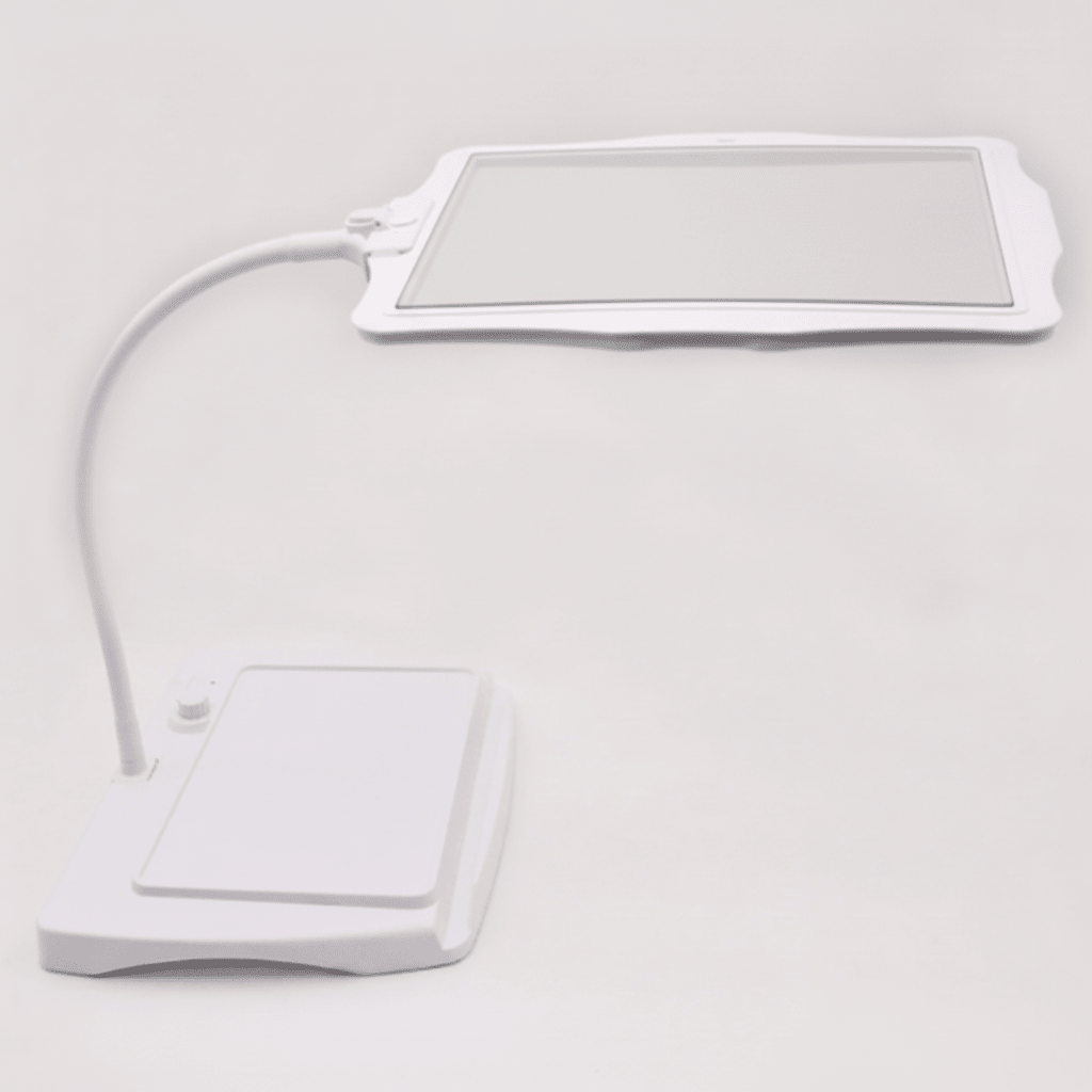 LED Desk Magnifier with rechargeable 3× work light — product image 5