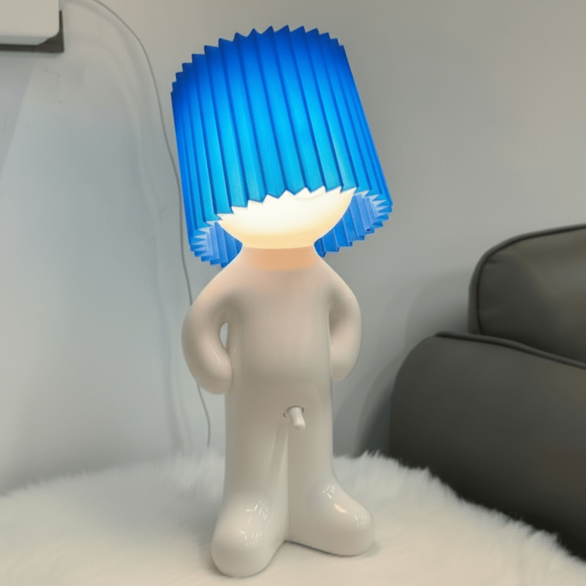 Playful LED Table Lamp | Cheerful Wavy Accent Light - Table Lamp product view 9