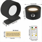 Wireless LED Wall Light with remote-control nordic fixture — product image 10