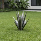 Metal Agave Garden Sculpture | Weather-Ready Construction, Textured Finish, Choice of Color 7