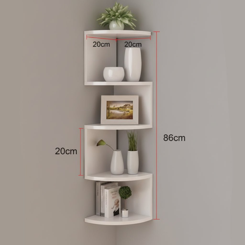 Corner Wall Shelf - Multi-Tier Space-Saving Storage - product image 6
