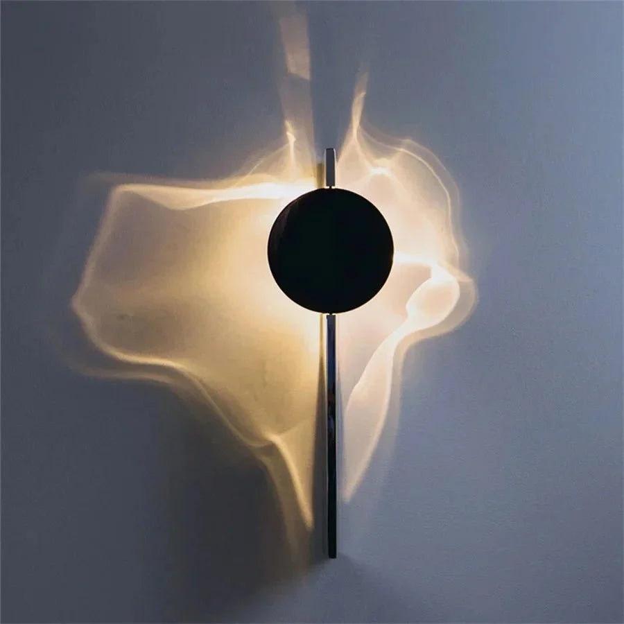 Rotatable LED Wall Light - Ribbed Stainless Steel Fixture - product image 9