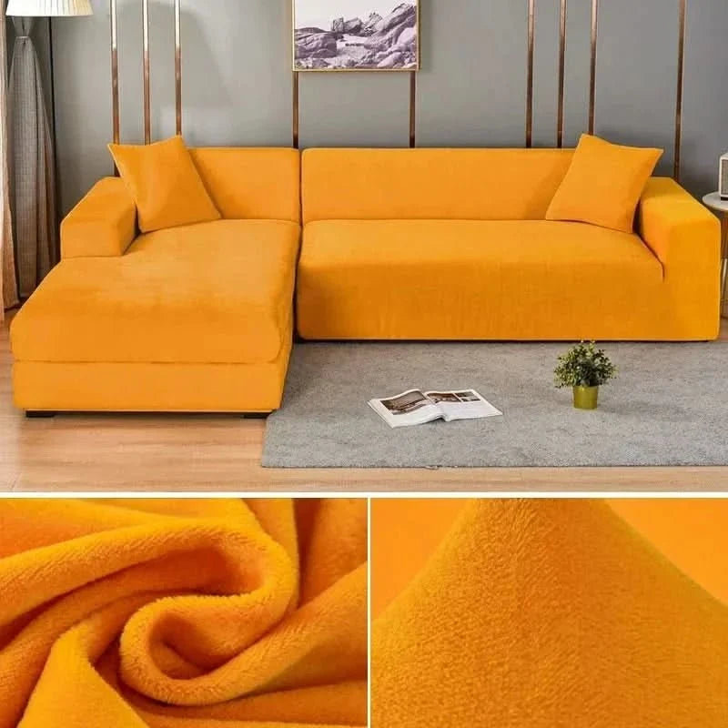 Sofa Cover | Stretch Velvet, Twenty Colors — product image 9