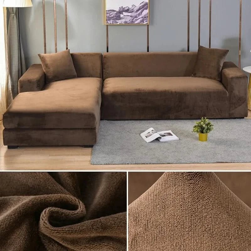 Sofa Cover | Stretch Velvet, Twenty Colors — product image 12