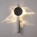 Rotatable LED Wall Light - Ribbed Stainless Steel Fixture - product image 5