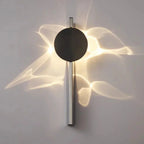 Rotatable LED Wall Light - Ribbed Stainless Steel Fixture - product image 5