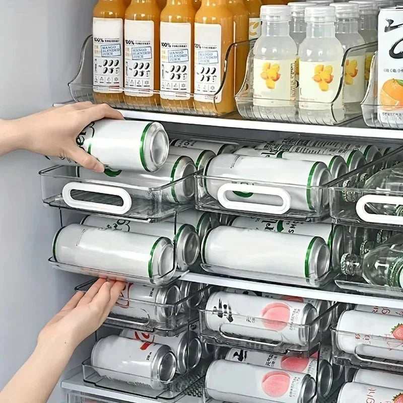 Can Dispenser | Two-Tier Refrigerator Organizer - Can Dispenser product view 4