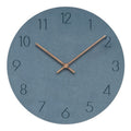 Silent 29 cm wall clock with MDF face and walnut wood hands, hero view.
