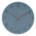 Silent 29 cm wall clock with MDF face and walnut wood hands, hero view.