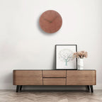 Silent 29 cm wall clock with MDF face and walnut wood hands, product detail 3.