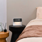 Alarm Clock Lamp with wireless charger and dimmable led — product image 3