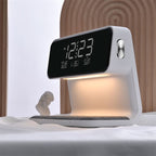 3-in-1 Alarm Clock Lamp | Wireless Charging Nightstand Light - Alarm Clock product view 2