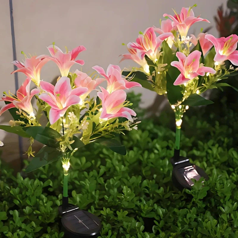 Solar Flower Lights shown in product gallery view 5