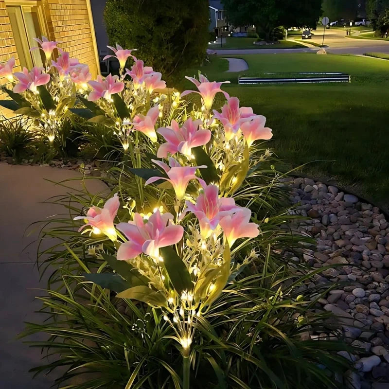 Solar Flower Lights shown in product gallery view 8