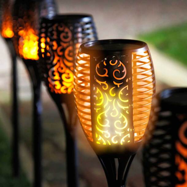 Solar Garden Torch shown in product gallery view 1