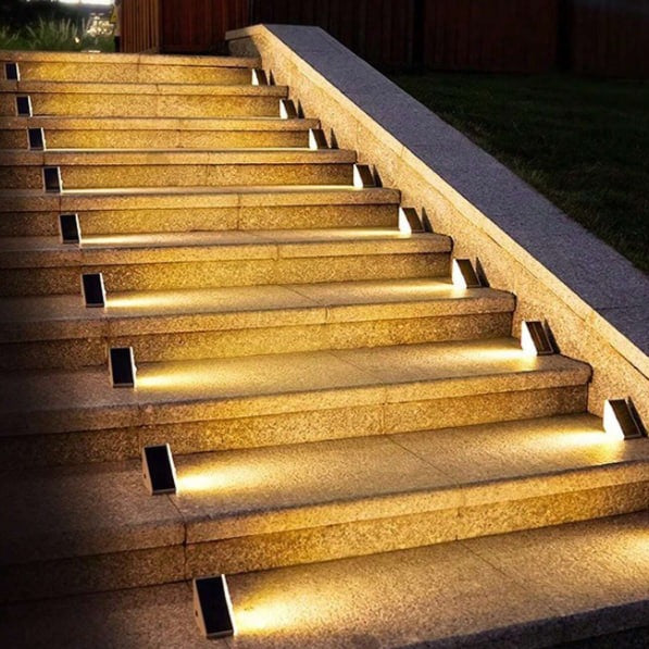 Solar Stair Lights shown in product gallery view 1