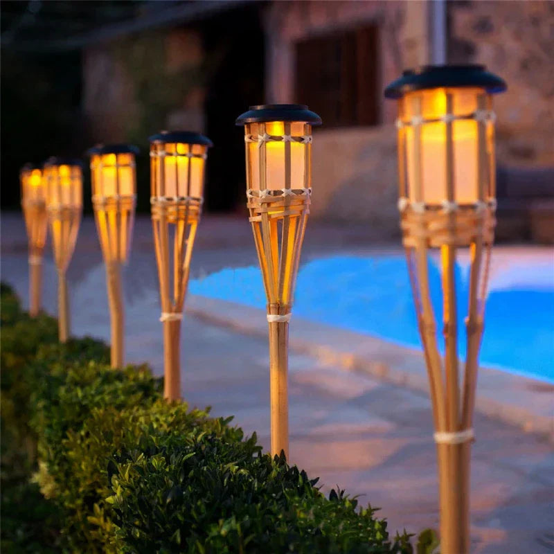 solar torch light set shown in source gallery view 3.