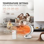 Space heater remote control and four thermostat temperature settings