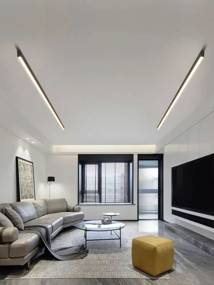 Linear LED Ceiling Light with scandinavian dimmable fixture — product image 3