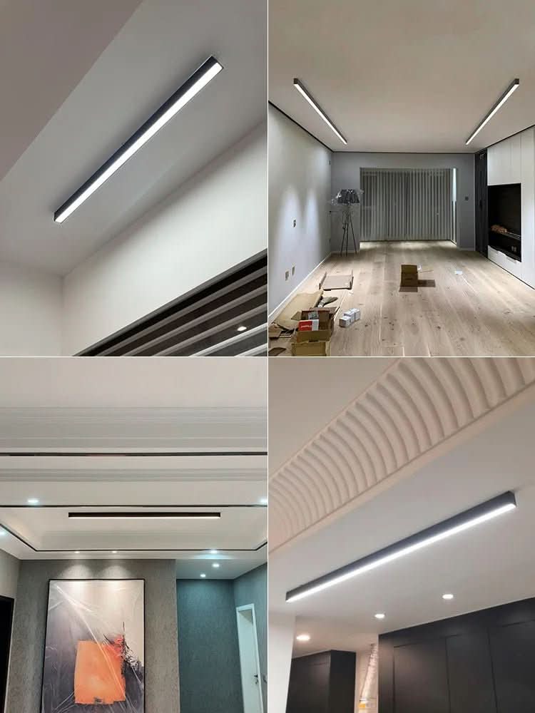 Linear LED Ceiling Light with scandinavian dimmable fixture — product image 8