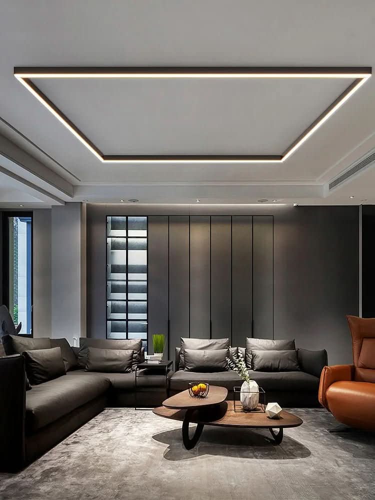 Linear LED Ceiling Light with scandinavian dimmable fixture — product image 9