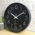 Silent 12-Inch Wall Clock | Minimalist Dial, Quartz Movement, Choice of Finish 4