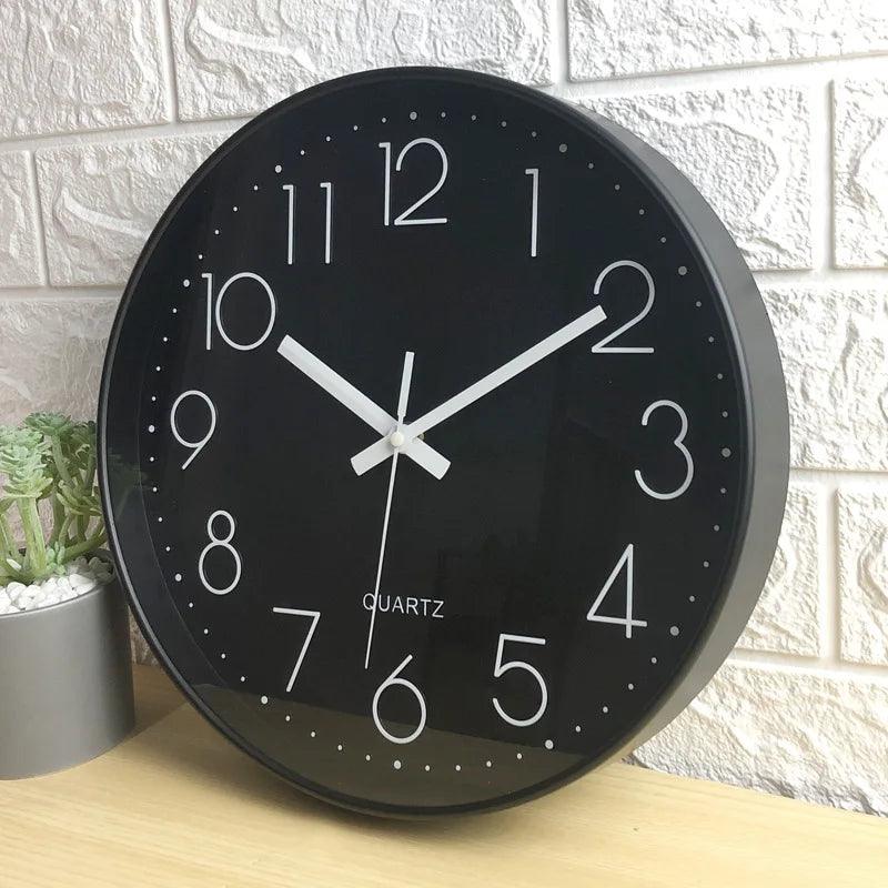 Silent 12-Inch Wall Clock | Minimalist Dial, Quartz Movement, Choice of Finish 4