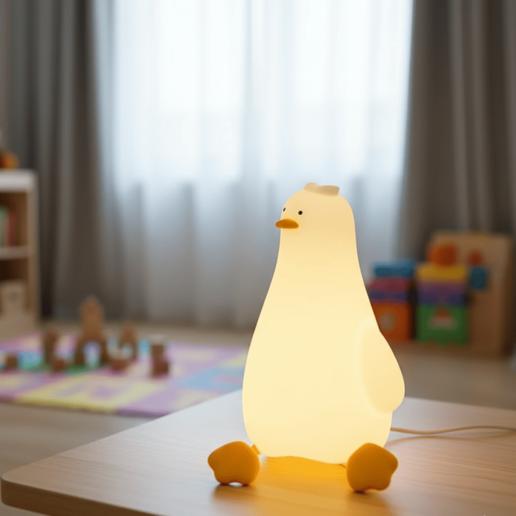 Silicone Night Light with rechargeable animal character lamp — product image 1
