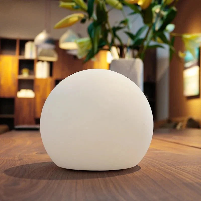 Rechargeable globe table lamp shown without a power cord.