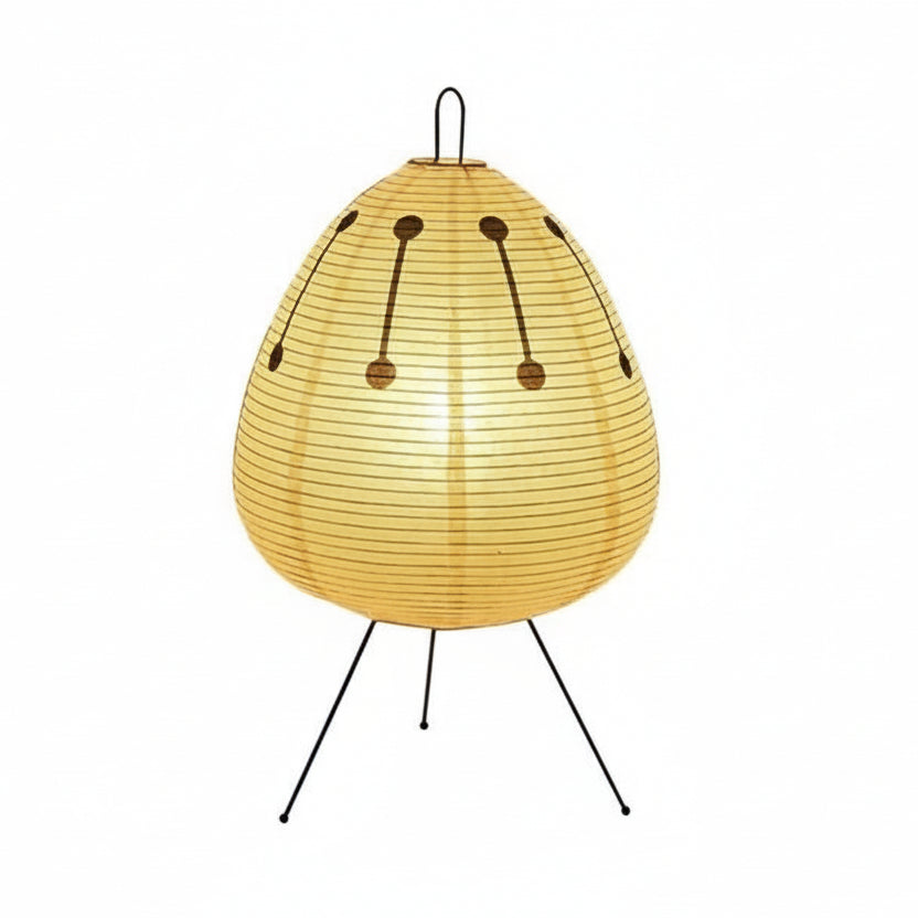 Rice Paper Table Lamp | Japanese Wabi-Sabi Style, Eight Colors — product image 8