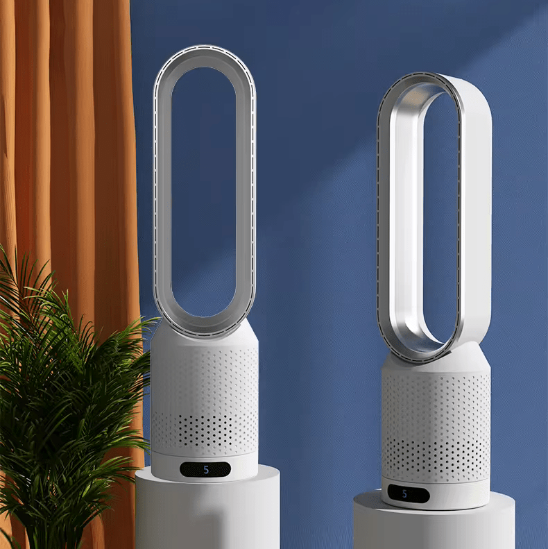 Tower Fan | Bladeless 3 in 1 Cooling, Oscillating Design, White Finish — product image 4