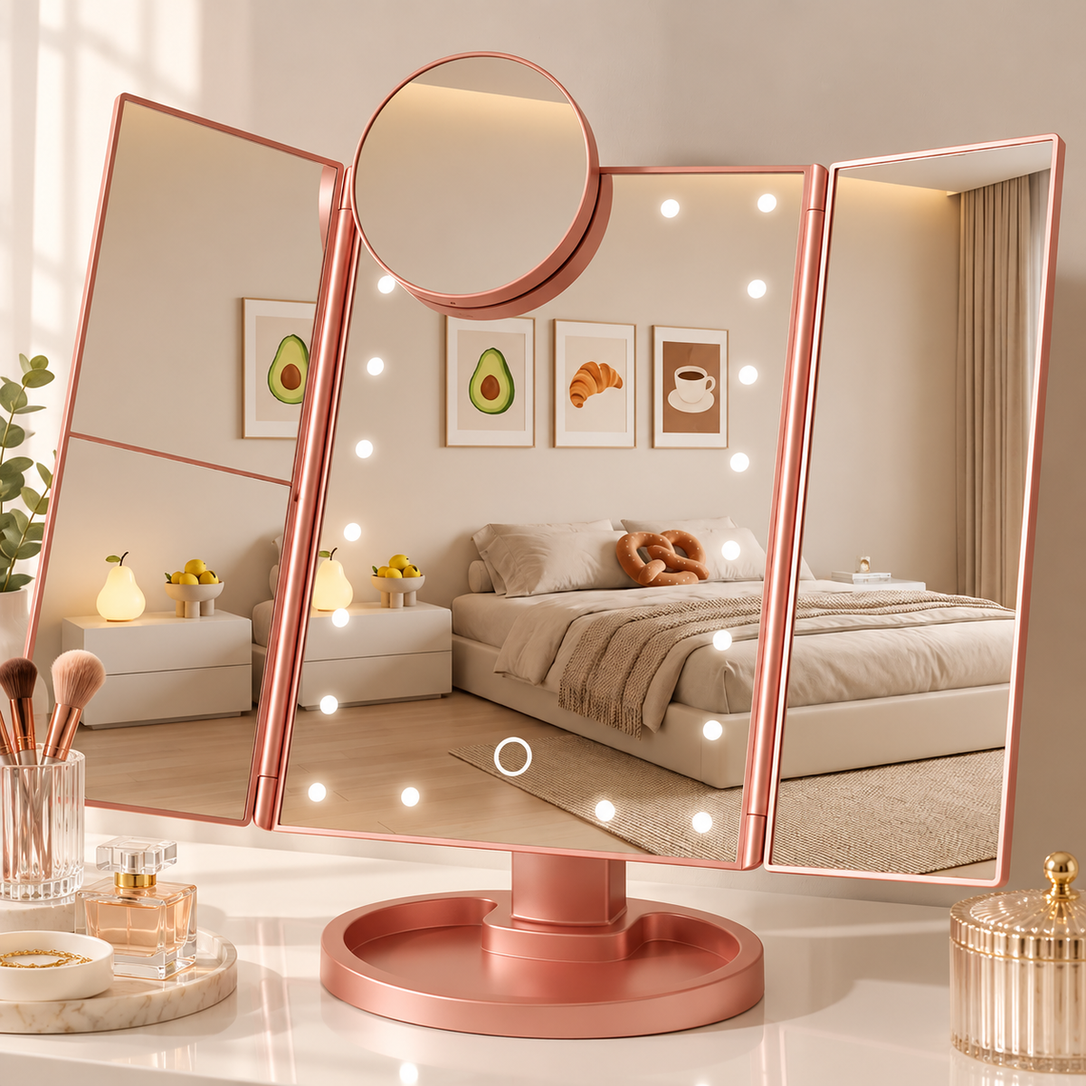 Makeup Mirror front product view
