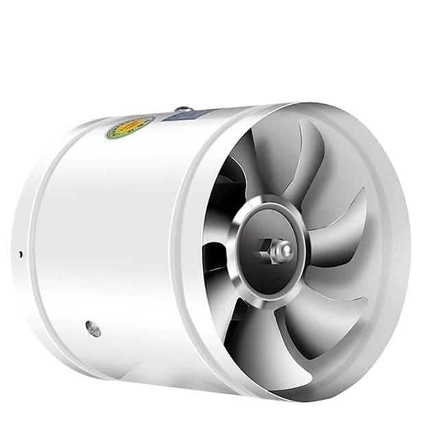 Ventilation fan in a black or white ABS housing, product detail 6.
