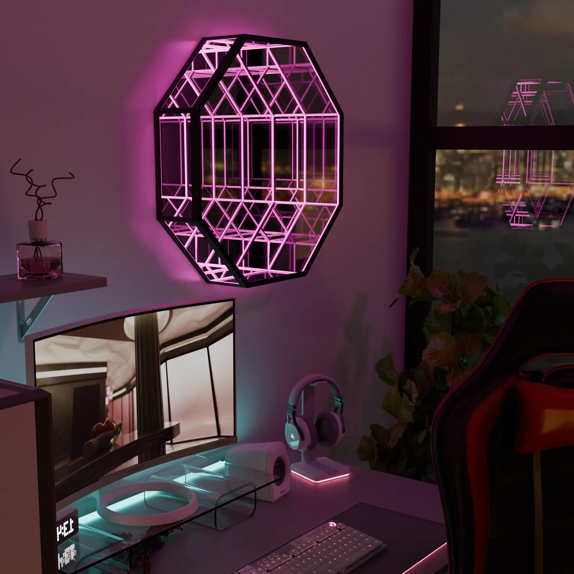 Wall Mirror shown in source gallery view 2.