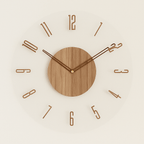 Wooden Wall Clock | Silent Nordic Design, Four Styles — product image 5