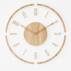 Wooden Wall Clock | Silent Nordic Design, Four Styles — product image 6
