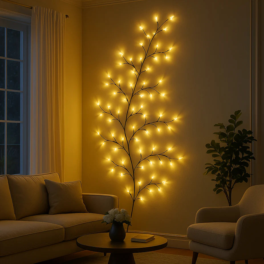 Warm White Willow Branch Light | Dimmable LED Wall And Room Decor image 3