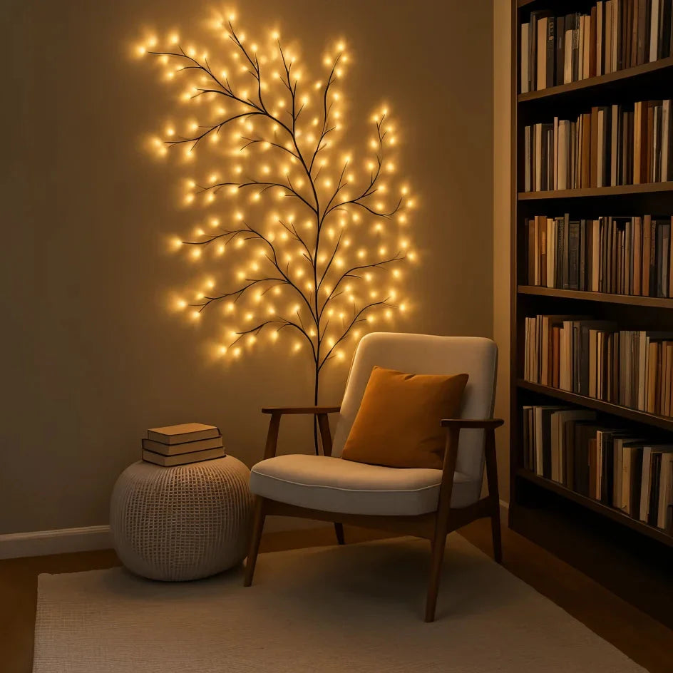 Warm White Willow Branch Light | Dimmable LED Wall And Room Decor image 5