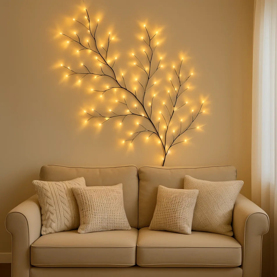 Warm White Willow Branch Light | Dimmable LED Wall And Room Decor image 9