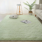Soft Polyester Area Rug | Plush Surface, Modern Solid Color, Multiple Sizes 5