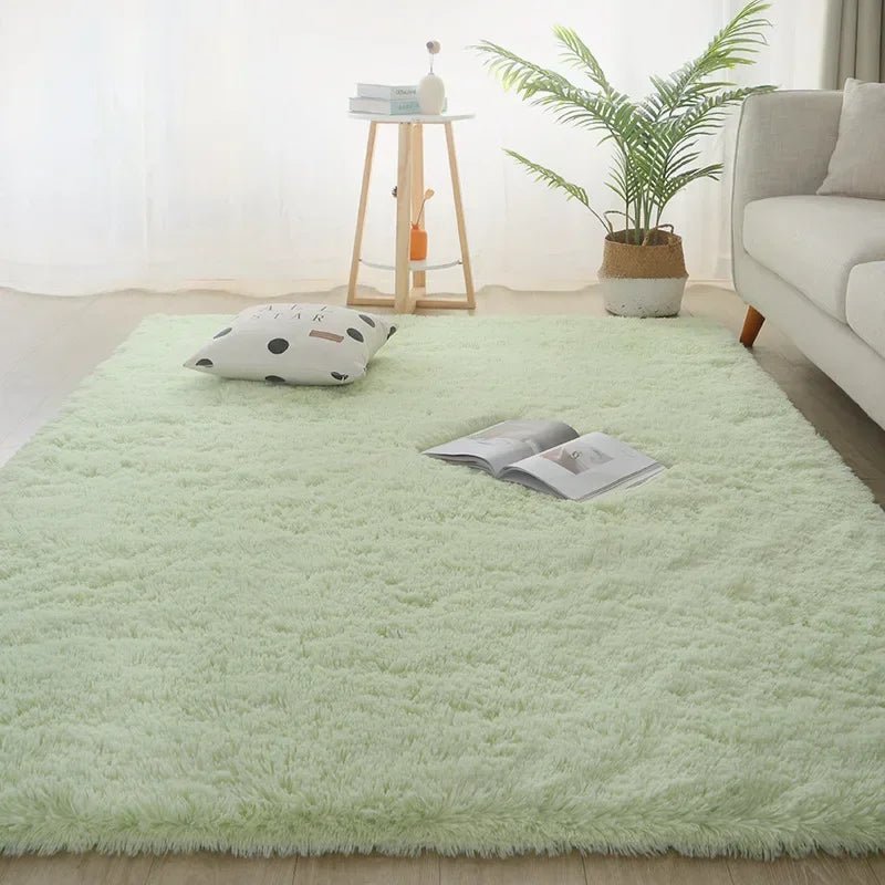 Soft Polyester Area Rug | Plush Surface, Modern Solid Color, Multiple Sizes 5