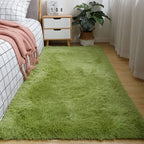 Soft Polyester Area Rug | Plush Surface, Modern Solid Color, Multiple Sizes 2