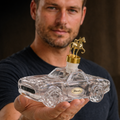 Whiskey Decanter in Gold Horse shown on the source page.