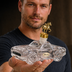 Whiskey Decanter in Gold Horse shown on the source page.