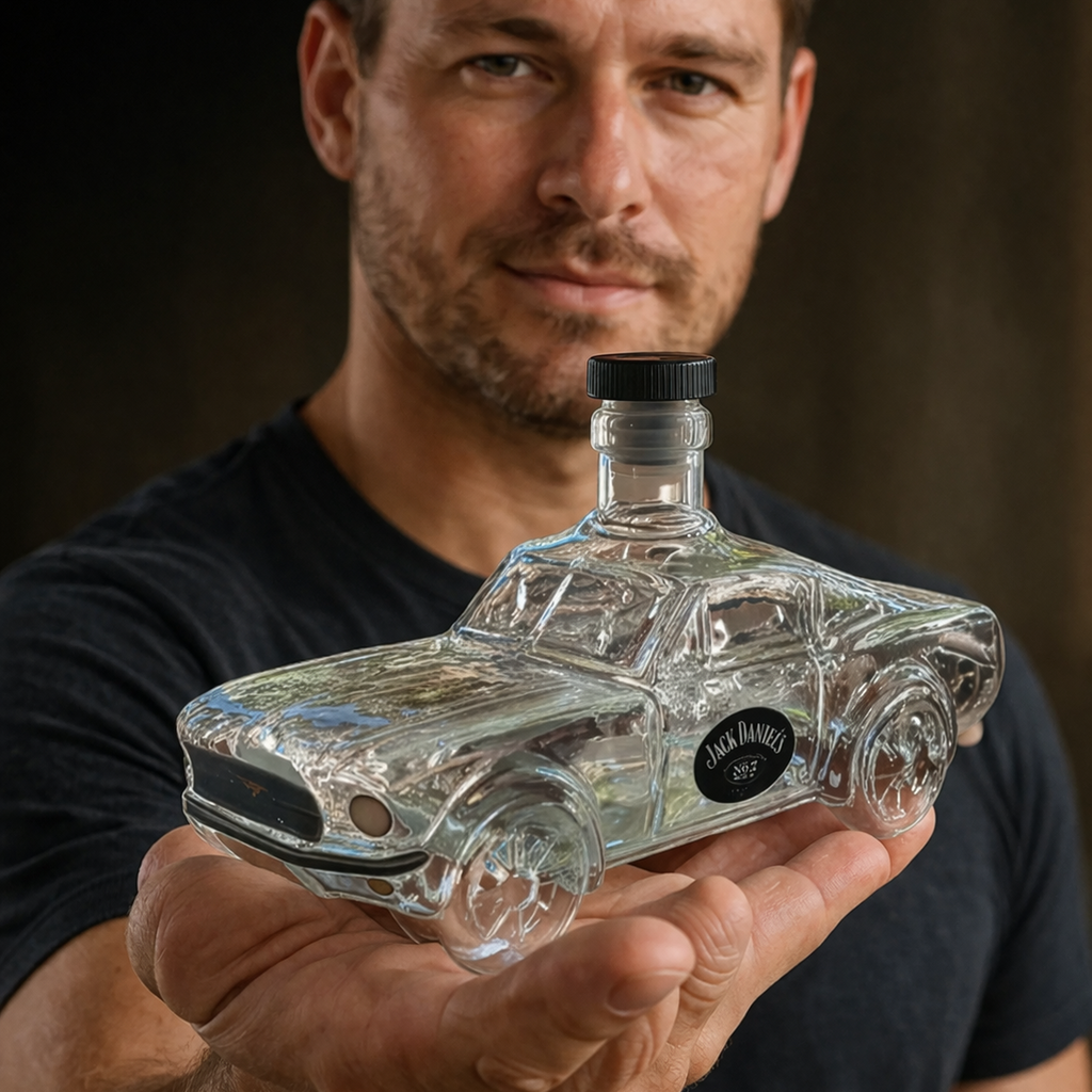 Whiskey Decanter in Black Stopper shown on the source page.